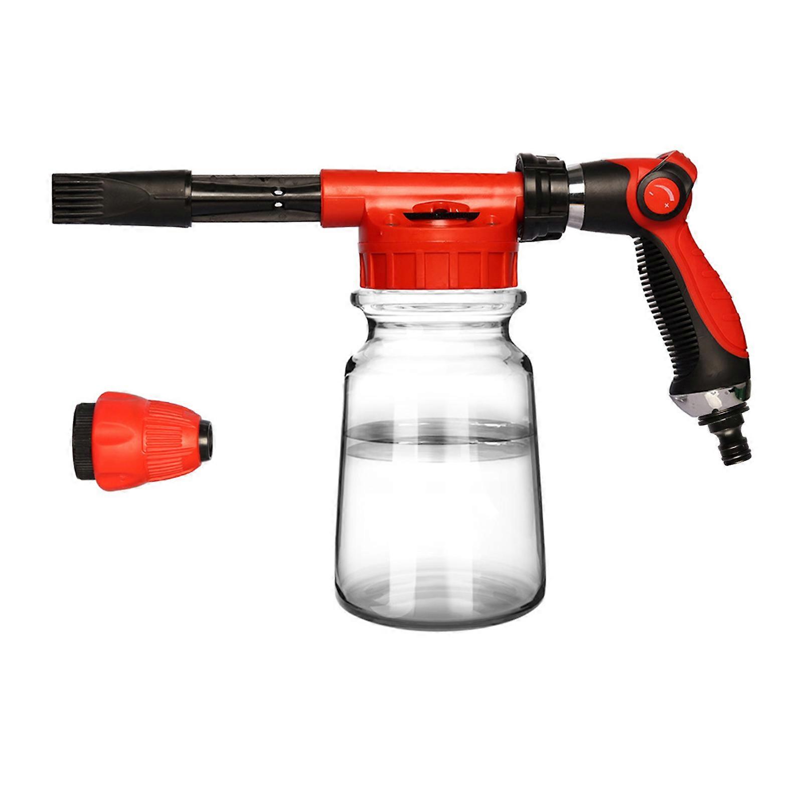 Car Wash Foam Sprayer Adjustable Foam Strength Scratch-Free Universal Hose Connection Sprayer Car Cleaning Tool Jikaix