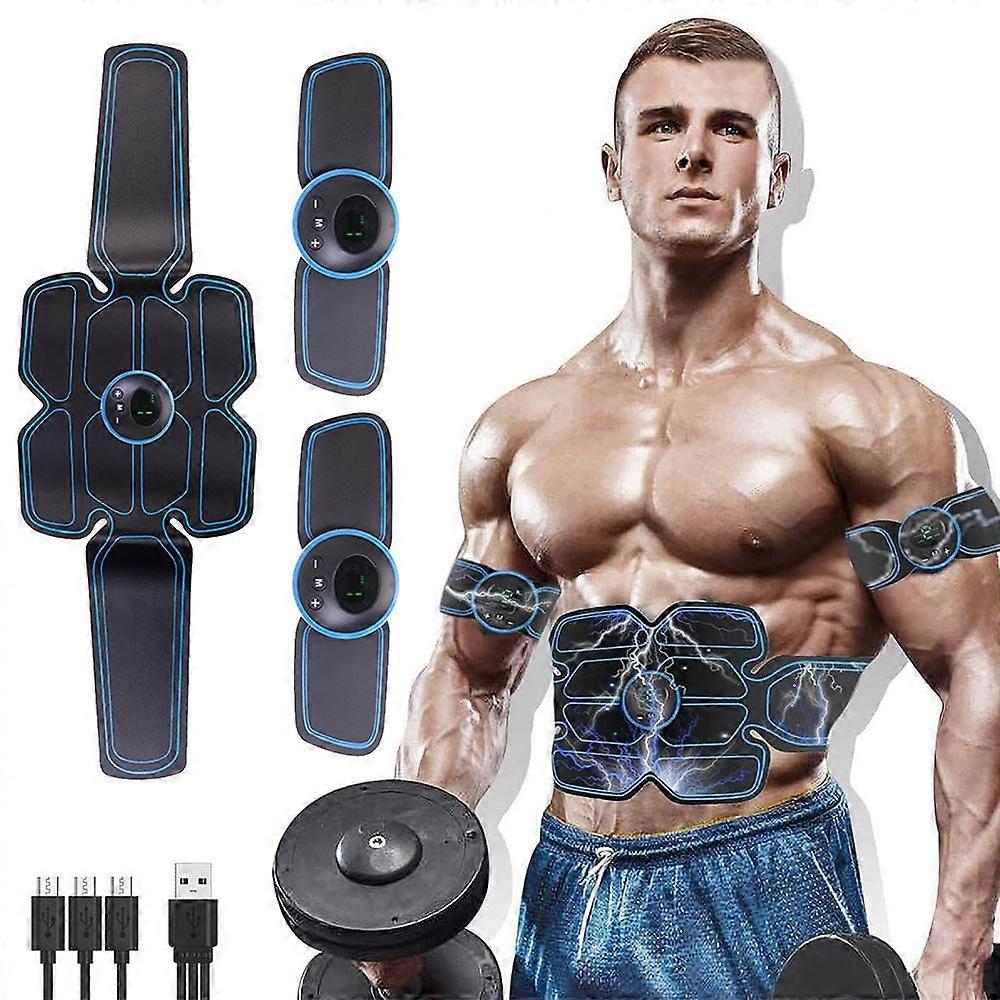 Training Device for Muscles- USB Rechargeable Wireless Portable Gym Device