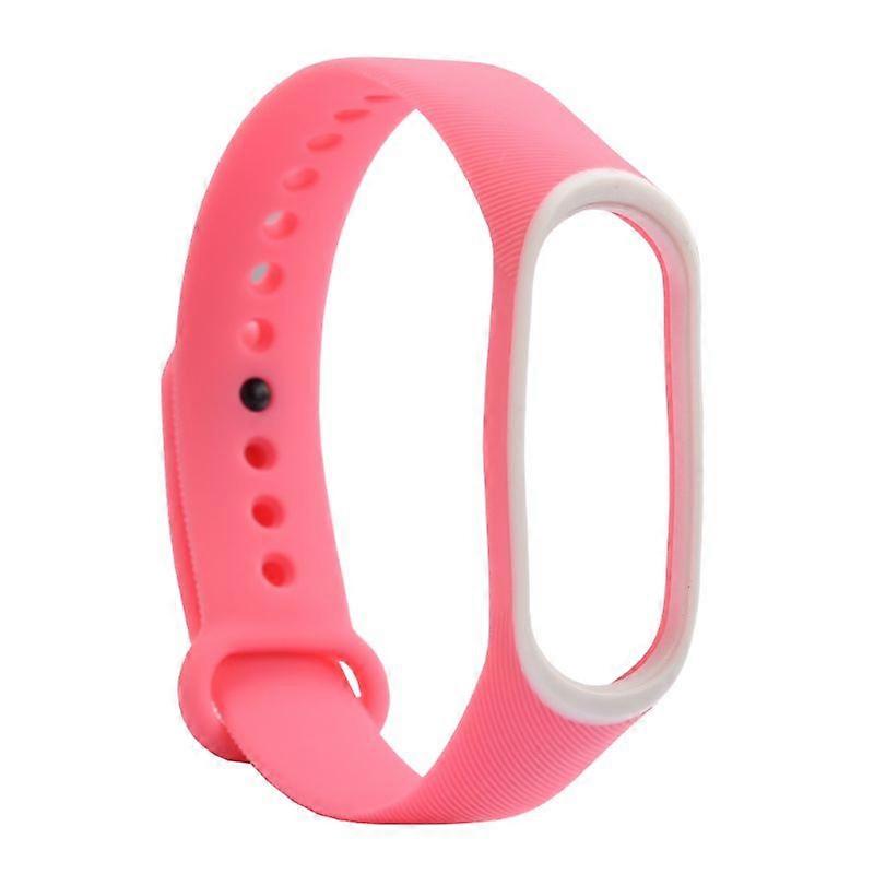 Silicone Watch Straps Dual-color Quick Release Watch Bands Soft Rubber for Mi