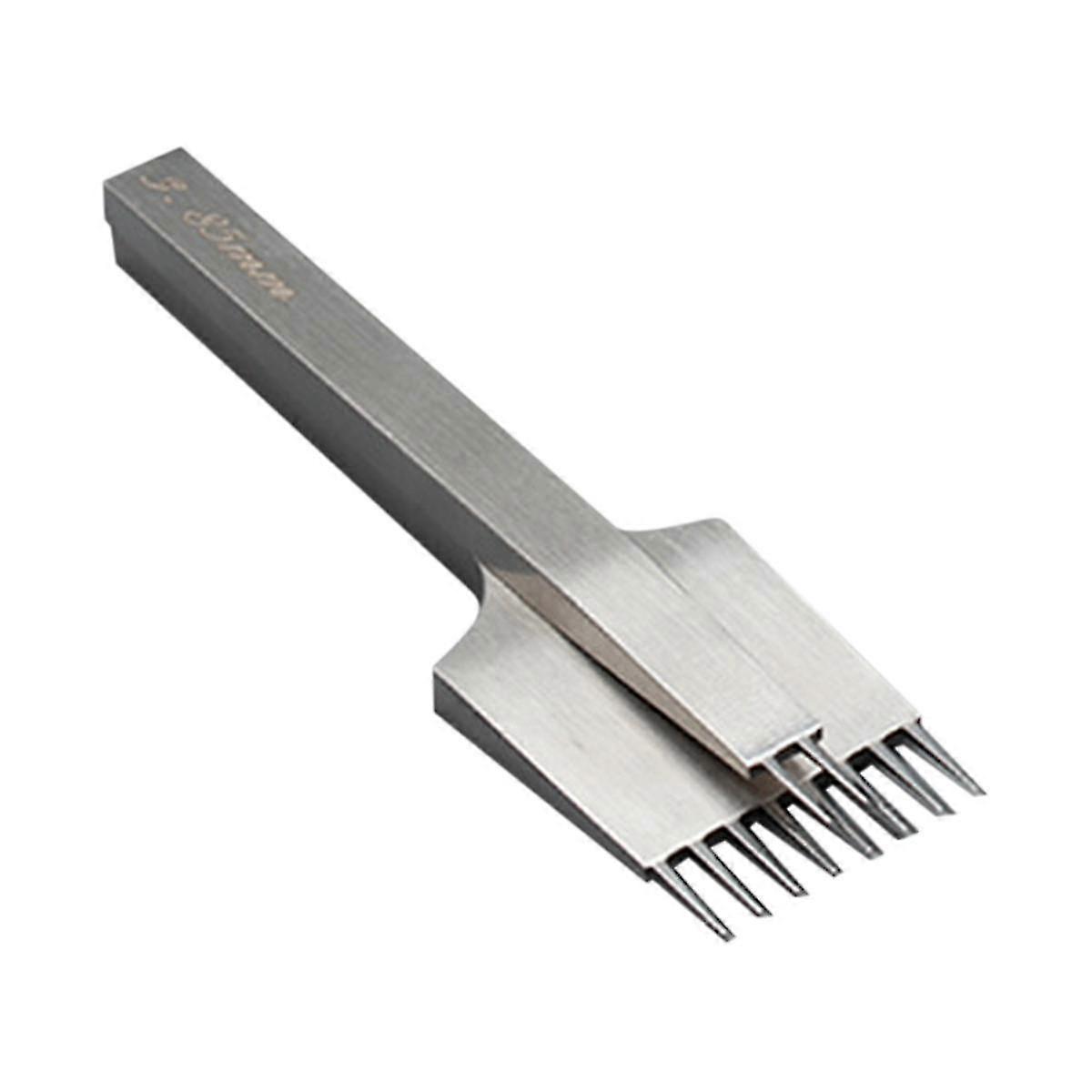 High Quality Sharp Leather Chisel French Style Pricking Iron Die-steel Leather Punching Tool Polish