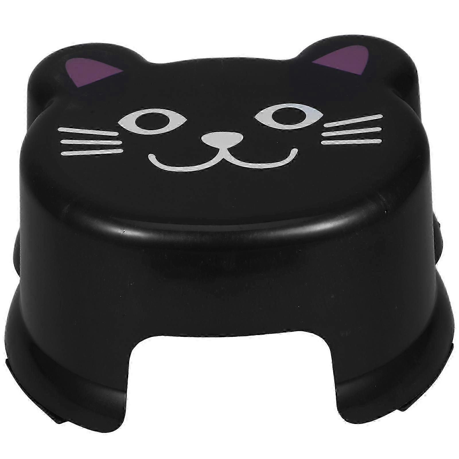 Small Stool Thickened Step Stool Bathroom Non-slip Cartoon Plastic Stool