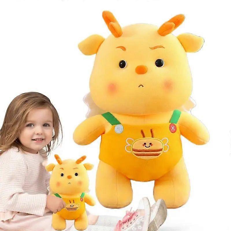 Plush Dragon Mascots Chinese Zodiac Stuffed Dolls Dragon Plushies Comfortable Dragon Plushies With Fine Workmanship For Bedroom