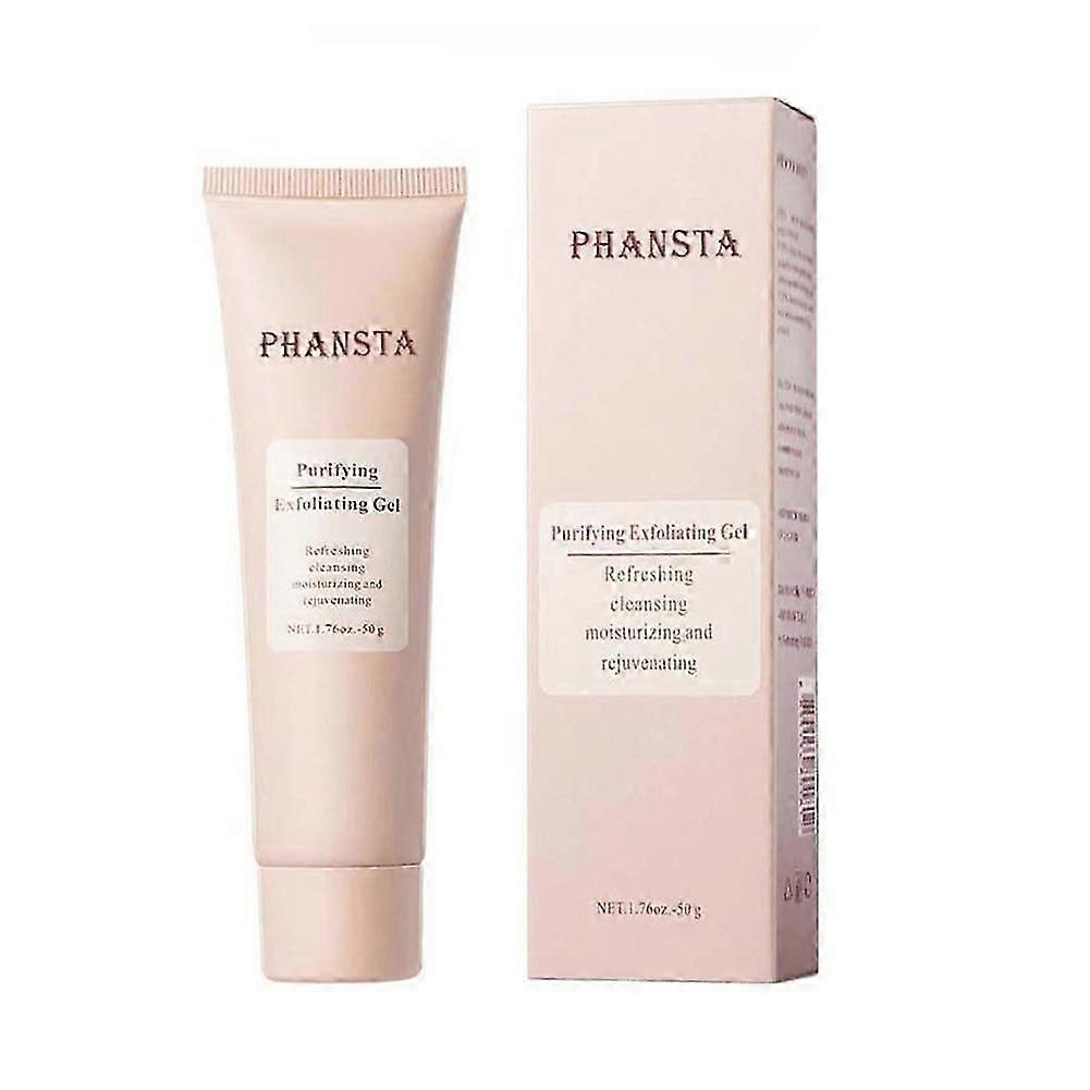 Purifying Exfoliating Gel Blackhead Remover Face And Body Exfoliating Scrub Gel Deep Cleansing Hydrating Facial Exfoliator 50g,Scrub Moisturizing And