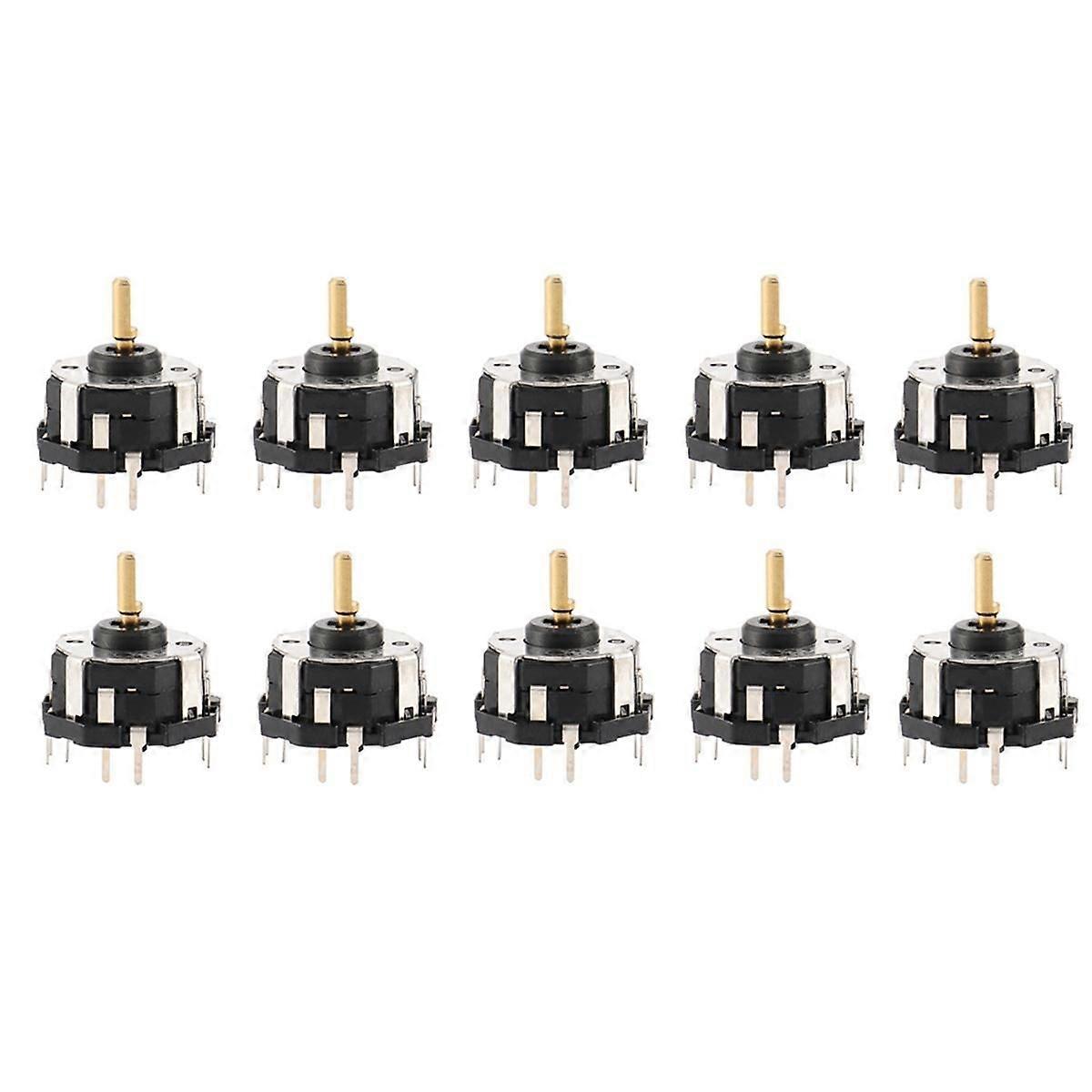 RKJXT1F42001 4-Way Switch Car Navigation Encoder Key Rocker Switch with Push Switch Encoder 10pcs