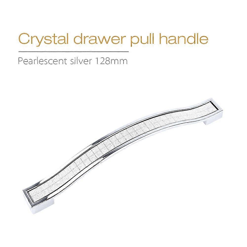 Modern Alloy Frosting Crystal Drawer Cabinet Cupboard Wardrobe Pull Handle Knobs
