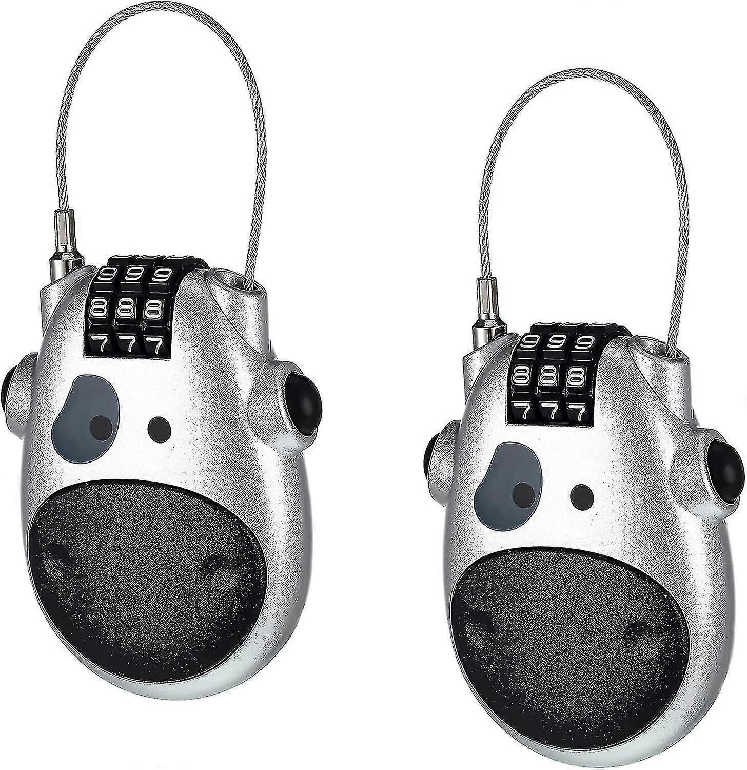 2 Combinat S With 27.56" Retractable Cable Wire Combinat -setting Combinat Pad (3-digit )