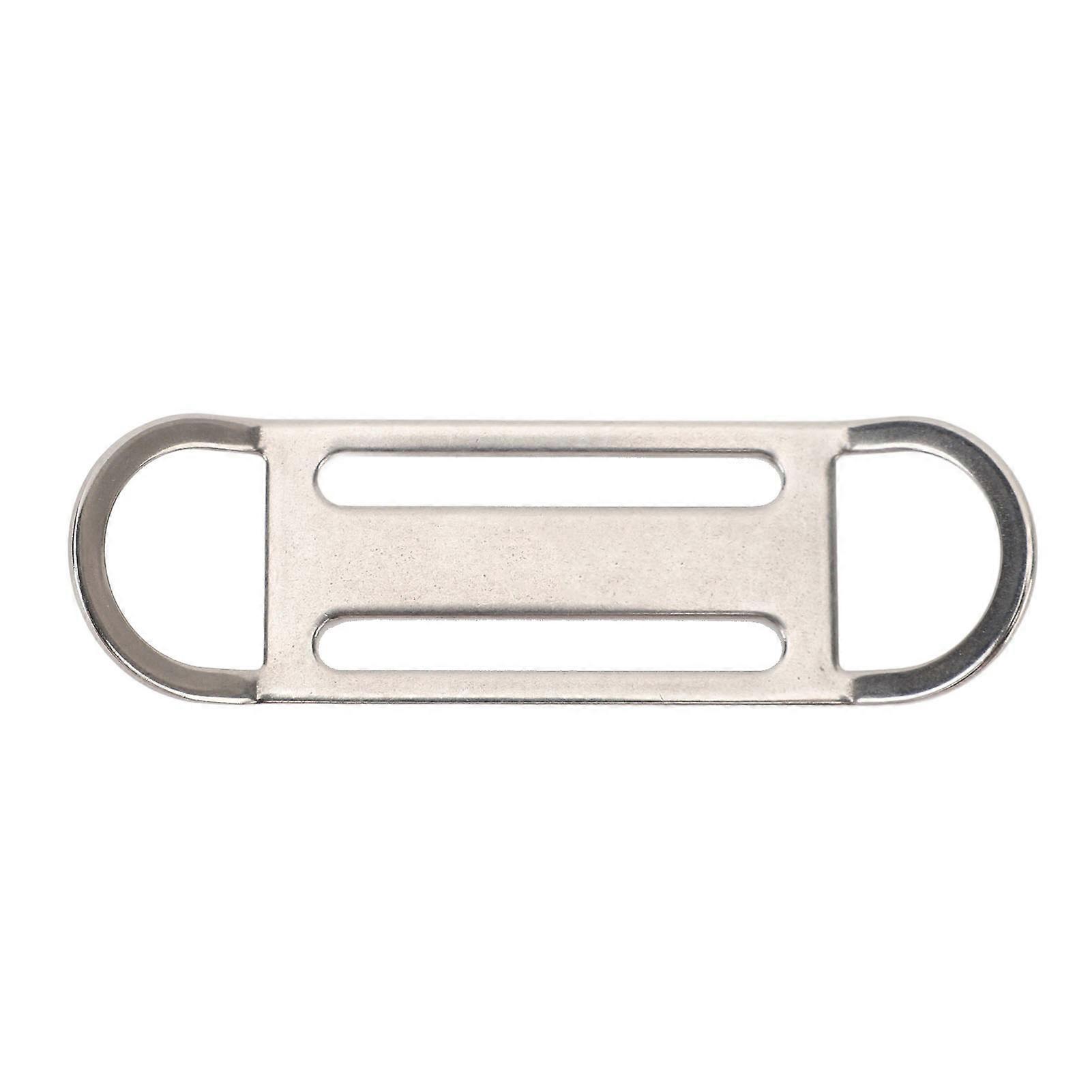 Diving Side Mount Bilateral D Ring Buckle 316 Stainless Steel Diving Webbing Strap Keeper Sidemount BCD Fixing Buckle for Scuba BCD Accessories