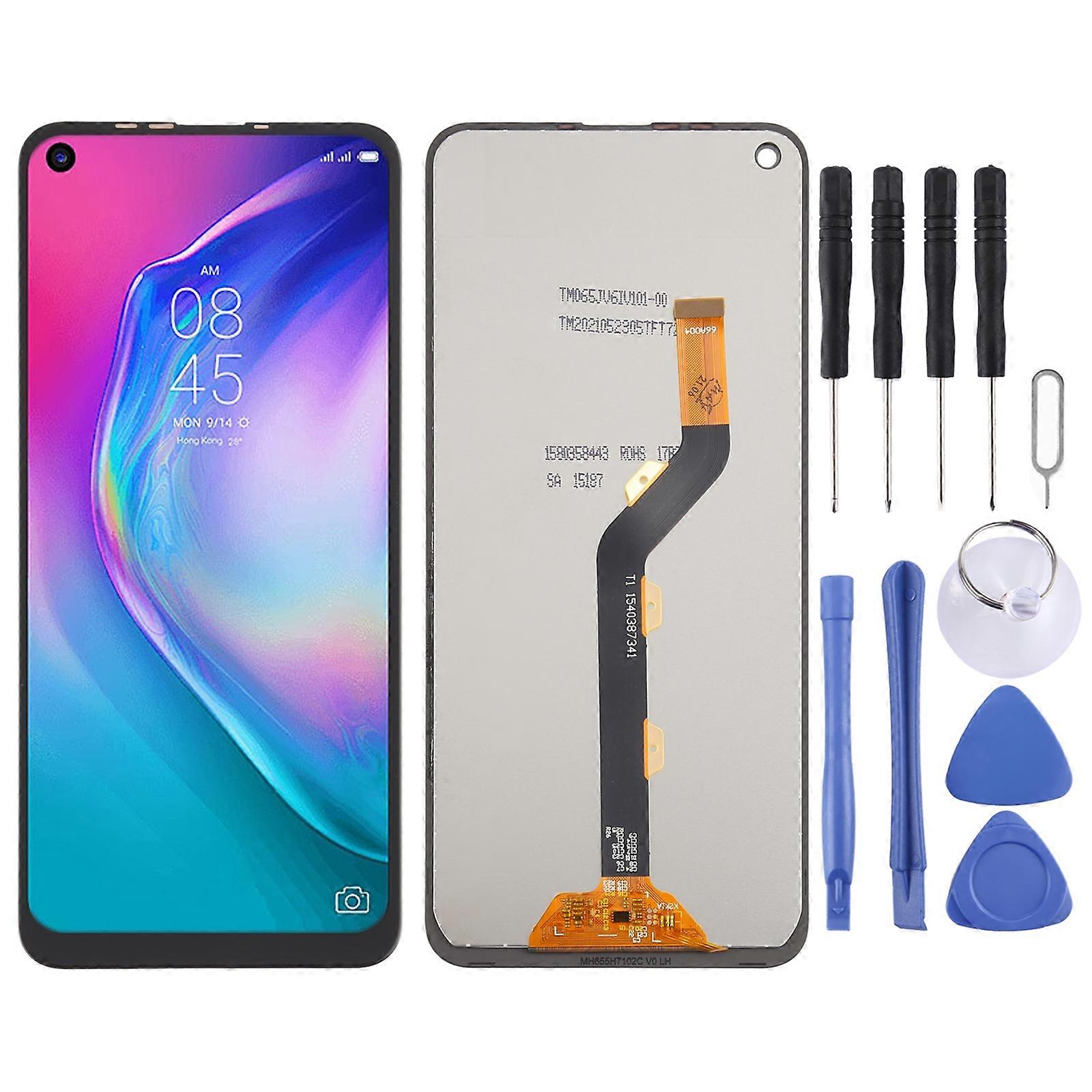 TFT LCD-skjerm for Tecno Camon 16 S med Digitizer Full montering