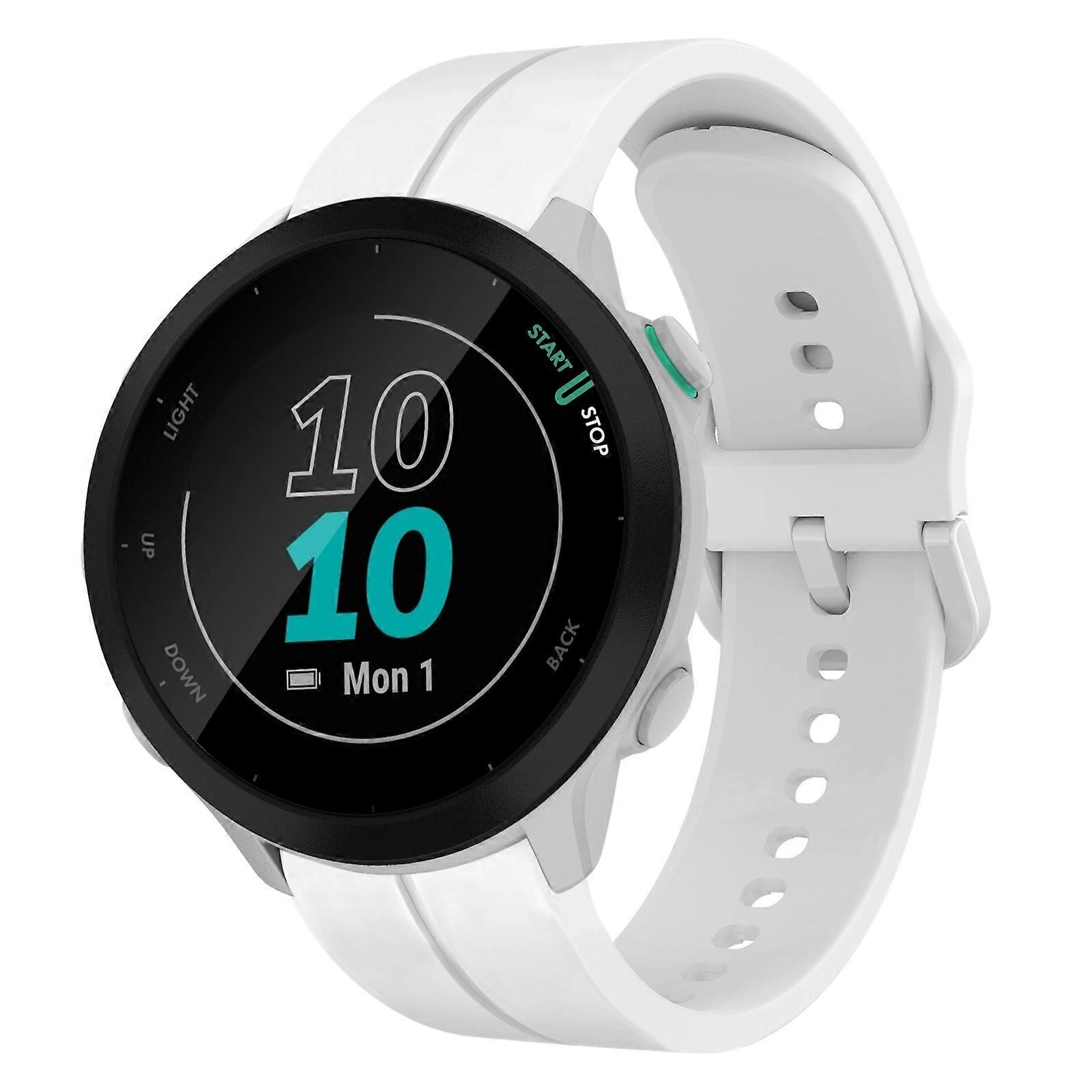 For Garmin Forerunner 55 20mm Loop Silicone Watch Band