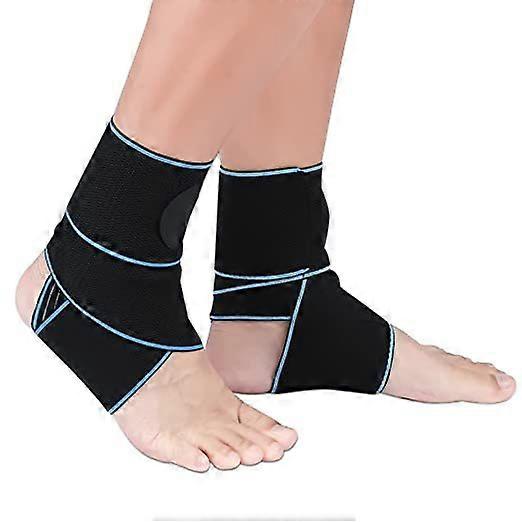 Ankle Support, Ankle Support for Men and Women, Adjustable Ankle Compression Support Plantar Fasciitis, Good for Sportsa pair