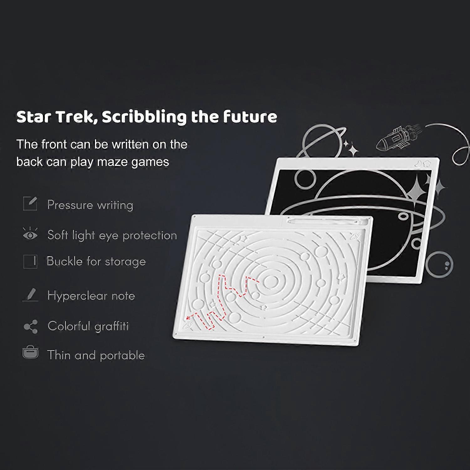 16 Inch LCD Writing Tablet Portable Educational Learning USB Rechargeable Erasable Reusable Electron