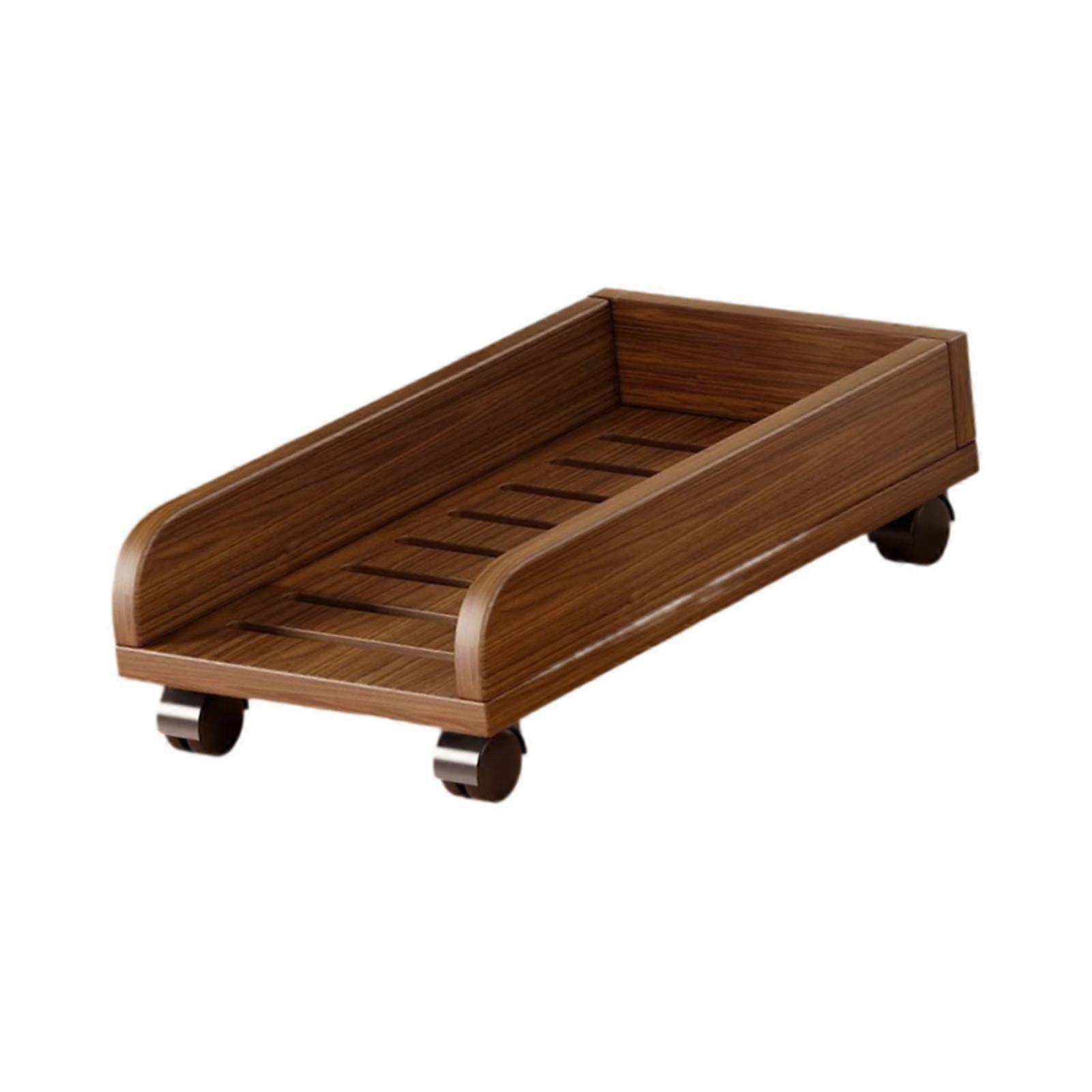 CPU Stand with 4 Caster Movable Premium Mainframe for Under Desk Home Office