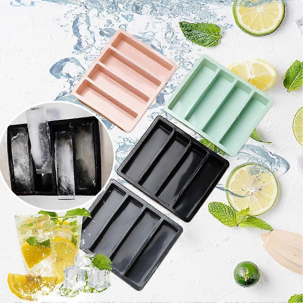 Large Ice Cube Tray , Big Silicone Square Ice Cube Mold Reusable