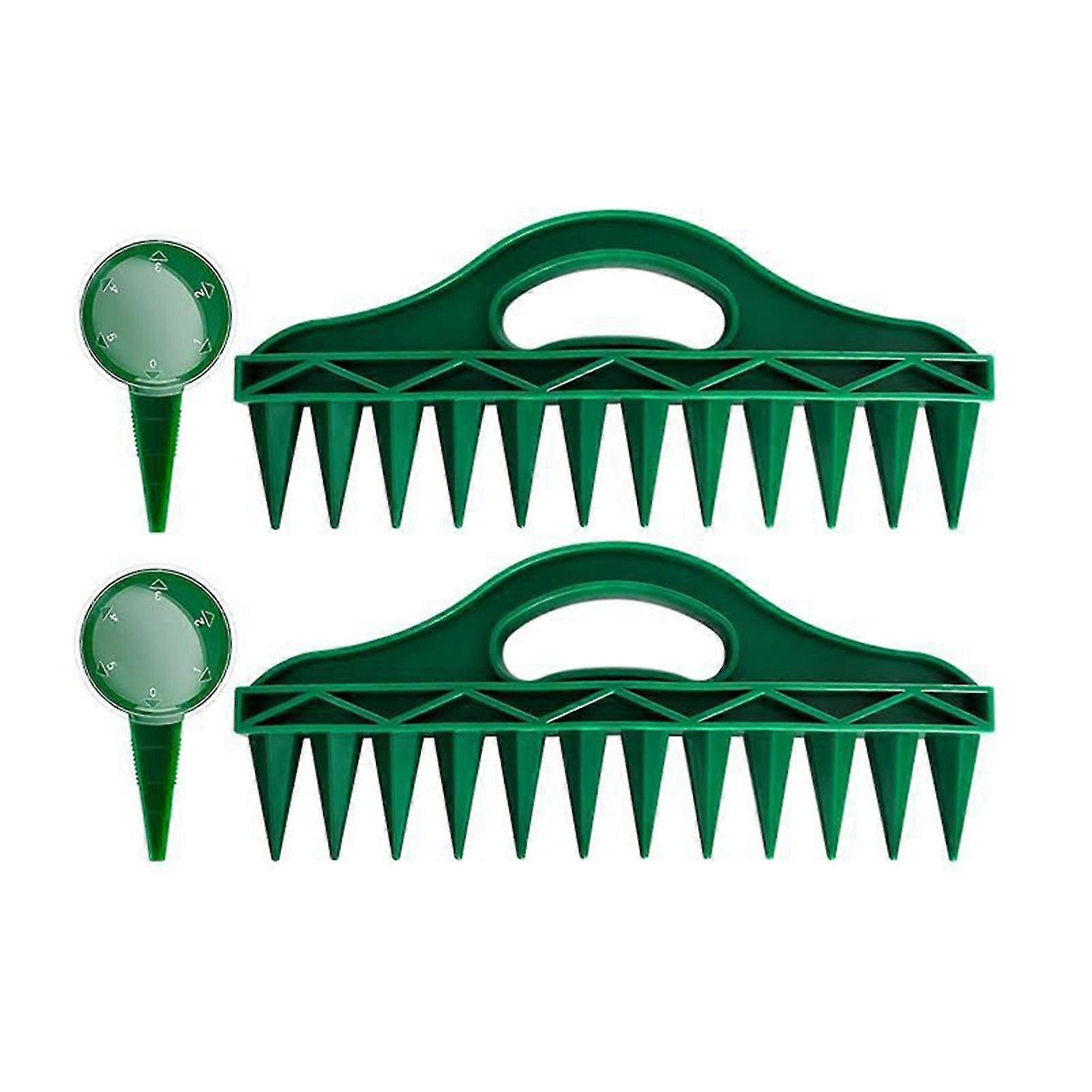 12 Holes Seeding Soils Digger Planter Set Multifunctional Planting Accessories for Father Mother