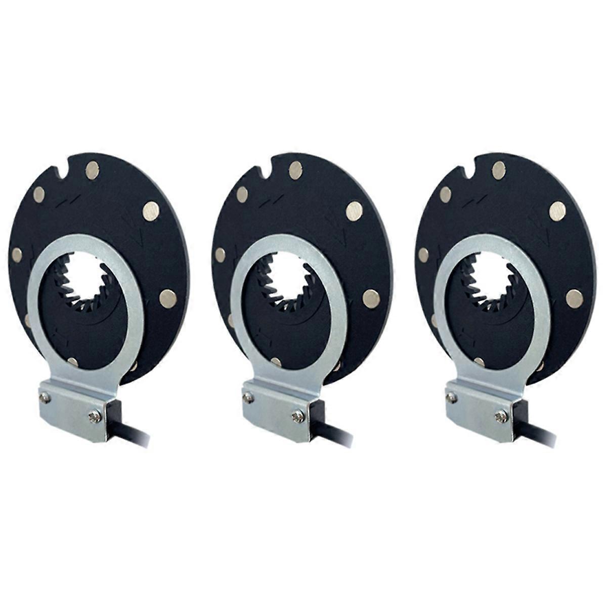 3X Electric Bike Magnetic Power Sensor 36/48V Pedal Assist Sensor F-8C Magnets Dual Hall Sensors PA