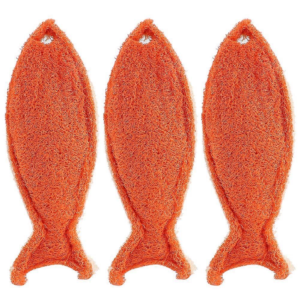 3pcs Set Cute Fish-Shaped Cat Chew Toys for Kittens, Soft Sound Toys for Play, Safe Material, Multi-Color
