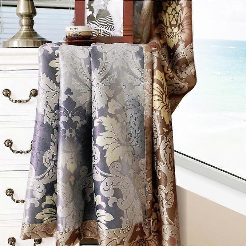 1PC Retro Printed 70-80% Blackout European Style Comfortable Curtains for Bedroom Balcony Window Drapes for Living Room NAPEARL