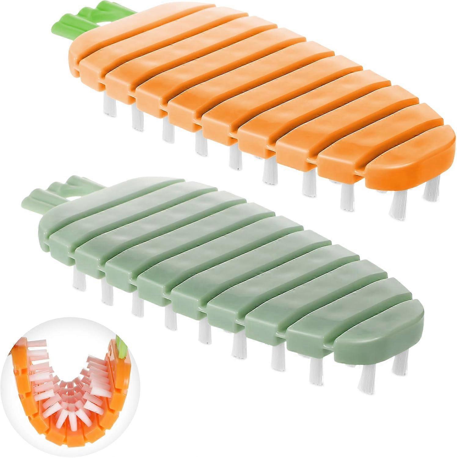 Fruit And Vegetable Cleaning Brush, Ergonomic Shape, Flexible Scrubber