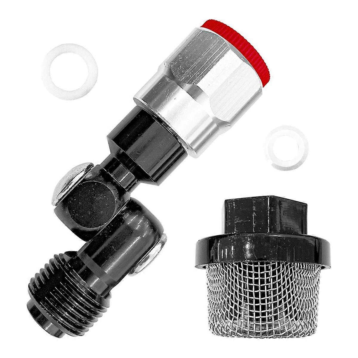 7/8 Inch Thread Airless Sprayer,180 Degree Rotation Swivel Joint with Strainer Screen Kit for Airle