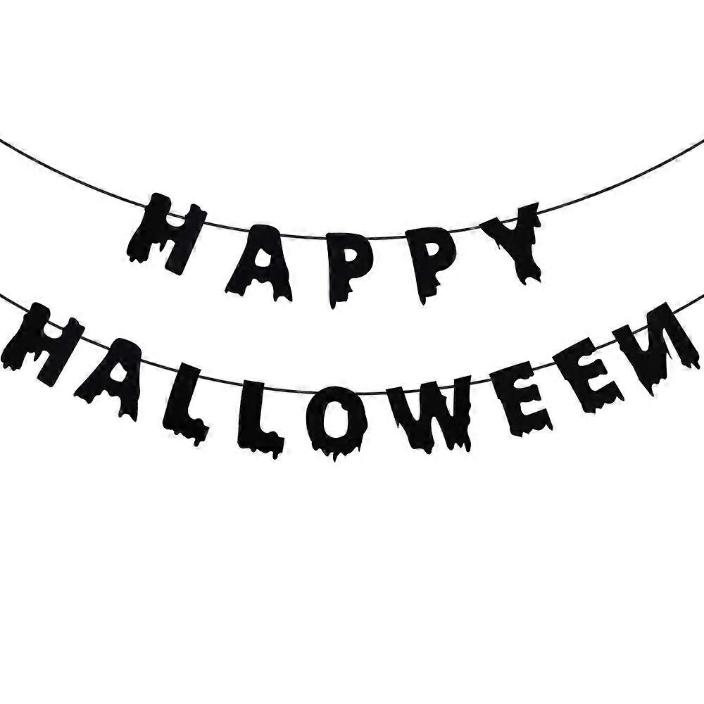 Customizable Length Felt Garland, Birthday Decorations With Easy To Assemble And Wide Applications
