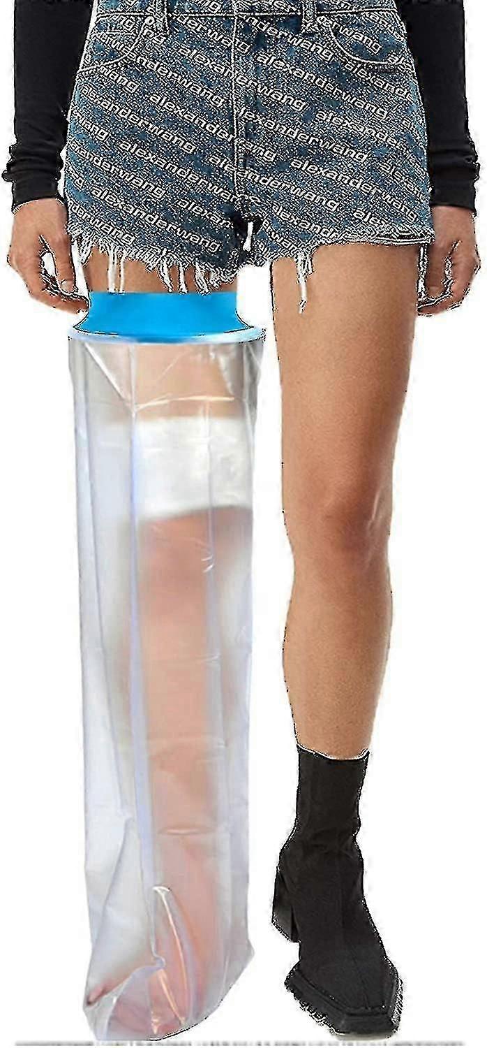 Waterproof Leg Cast Cover For Shower, Adult Full Leg Cast Shower Protector,soft Comfortable Watertight Seal To Keep Wounds Dry, For Showering, Bathing