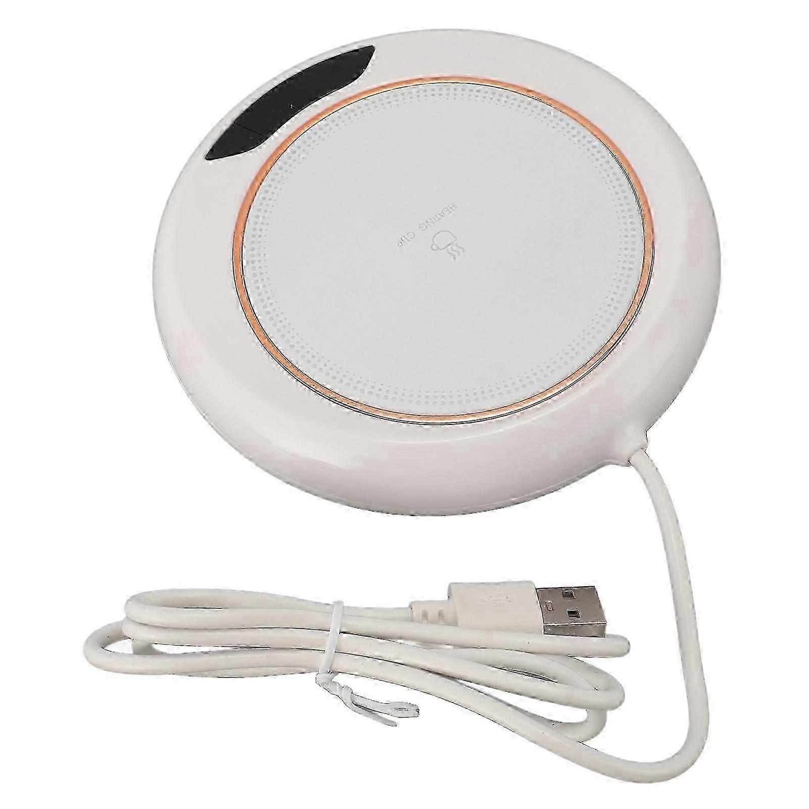 Electric Coffee Warmer 3 Temp Settings Timer USB Power Supply Automatic Coffee Heater for Home