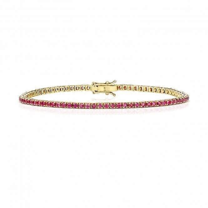 18ct Gold Ruby Bracelet BDQ200R