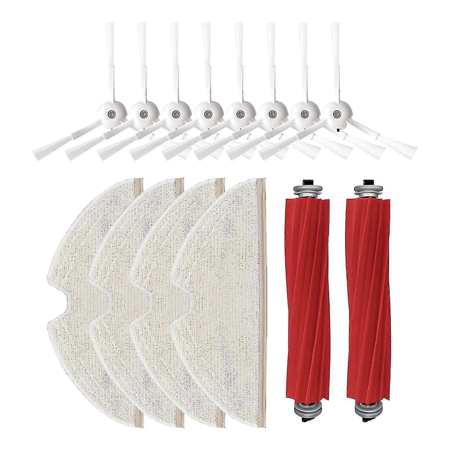 For Roborock T8 Robot Replacement Main Brush Side Brush Mop Cloth