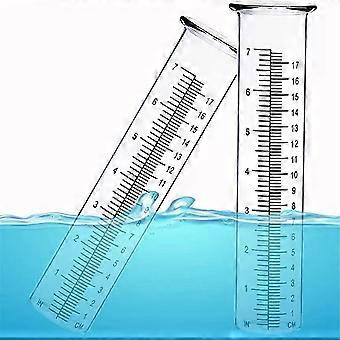 Tubes De Rechange Pour Pluviomètre - Lot De 2 - Plastique Durable - Mesure Précise De La Pluie - Pour Jardin Et Extérieur