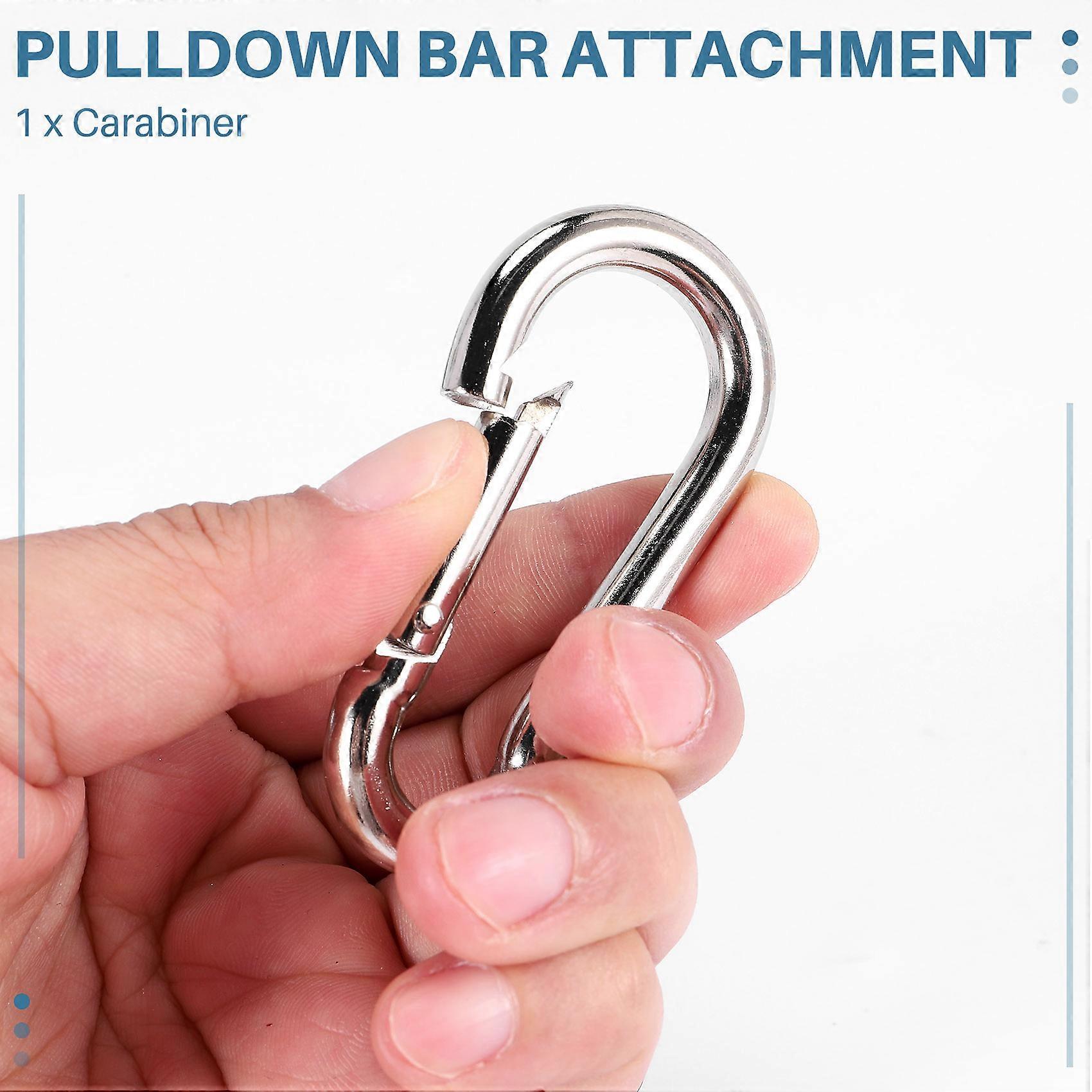 Multifunction Adjustable LAT Pull Down Bar Cable Machine Attachment for Home Gym Bench Squat Workout