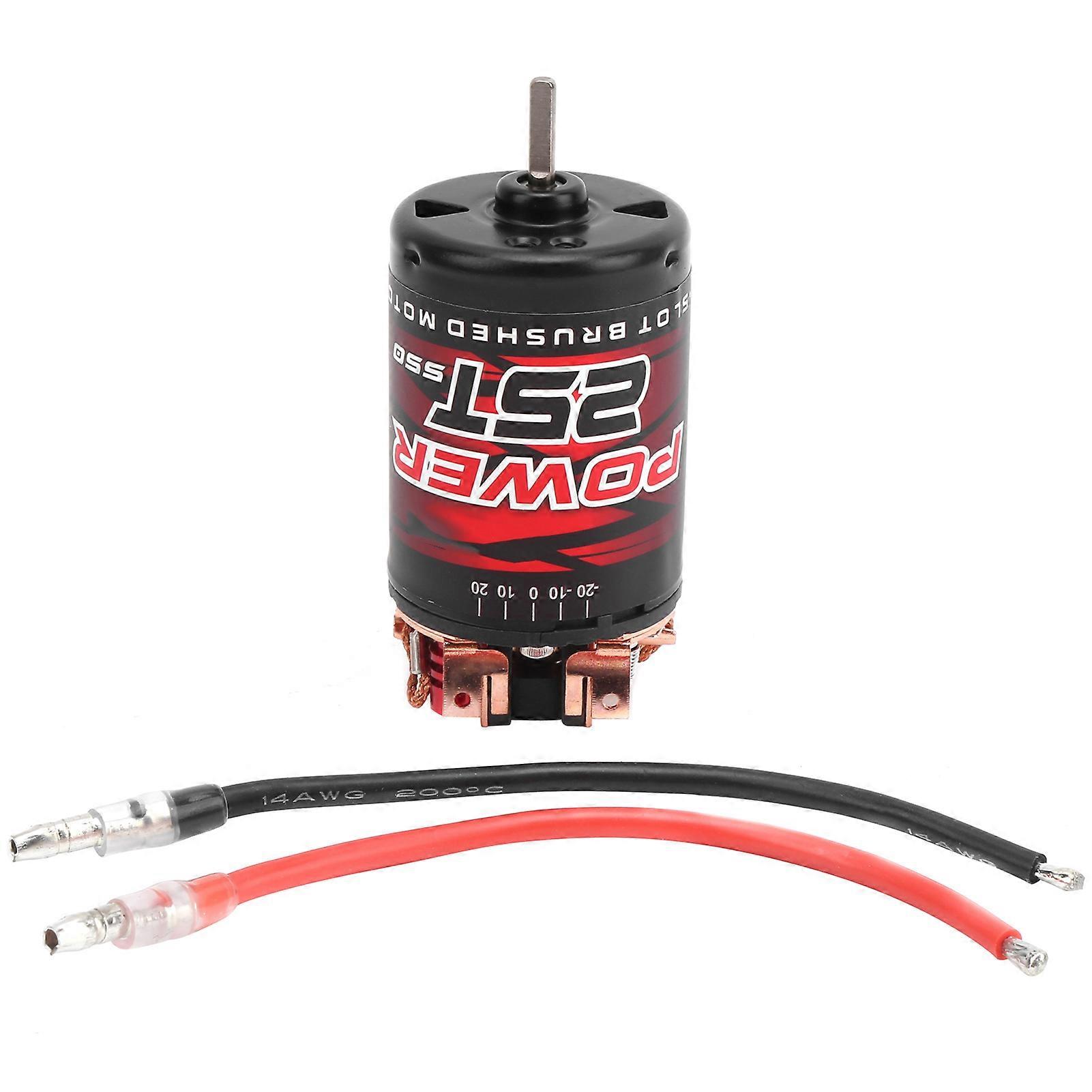 3‑Slot 550 Brushed Motor 25T RC Motor Replacement for 1/10 1/12 Remoted Control Car