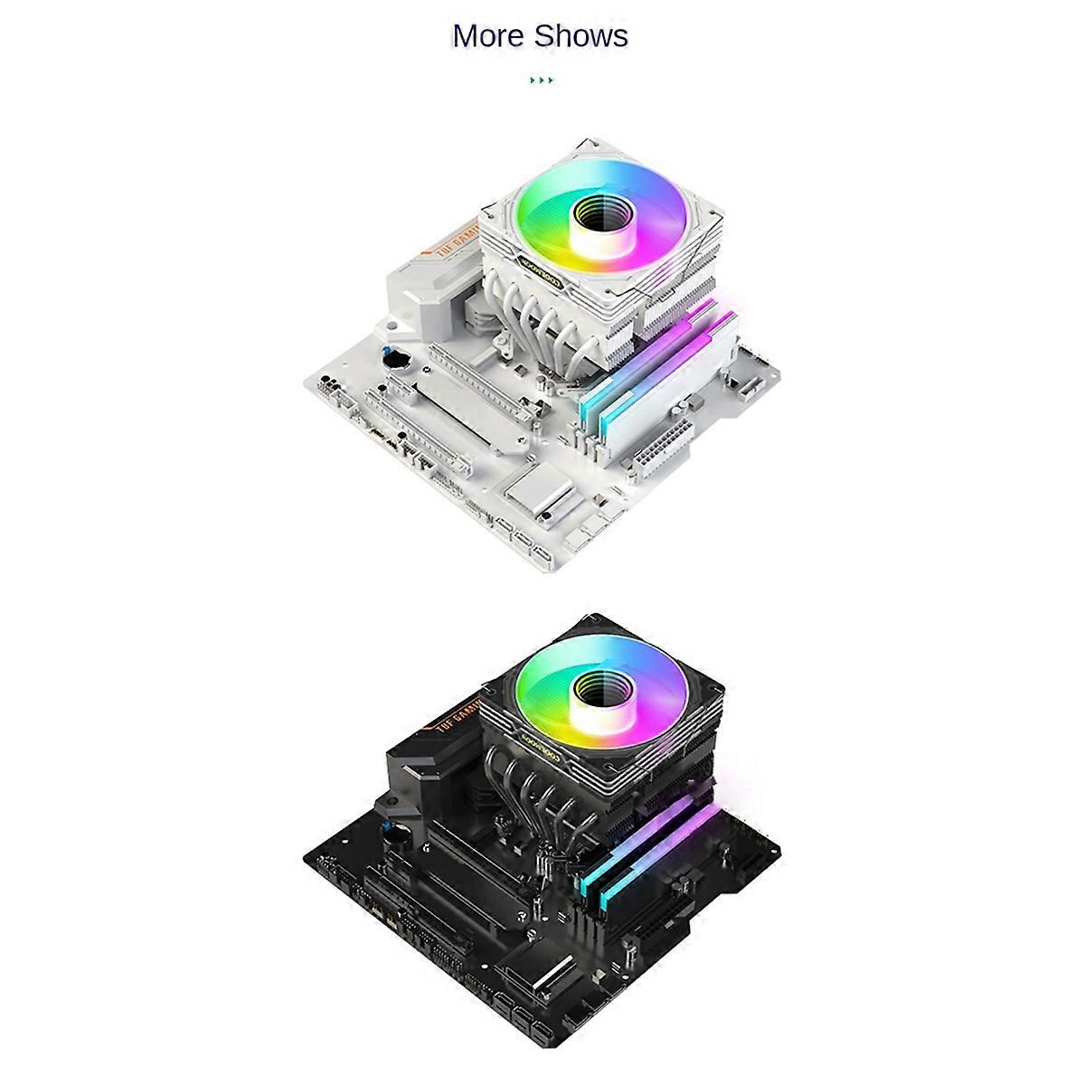 T600 CPU Cooler Six Copper Tube Radiator CPU Radiator,B