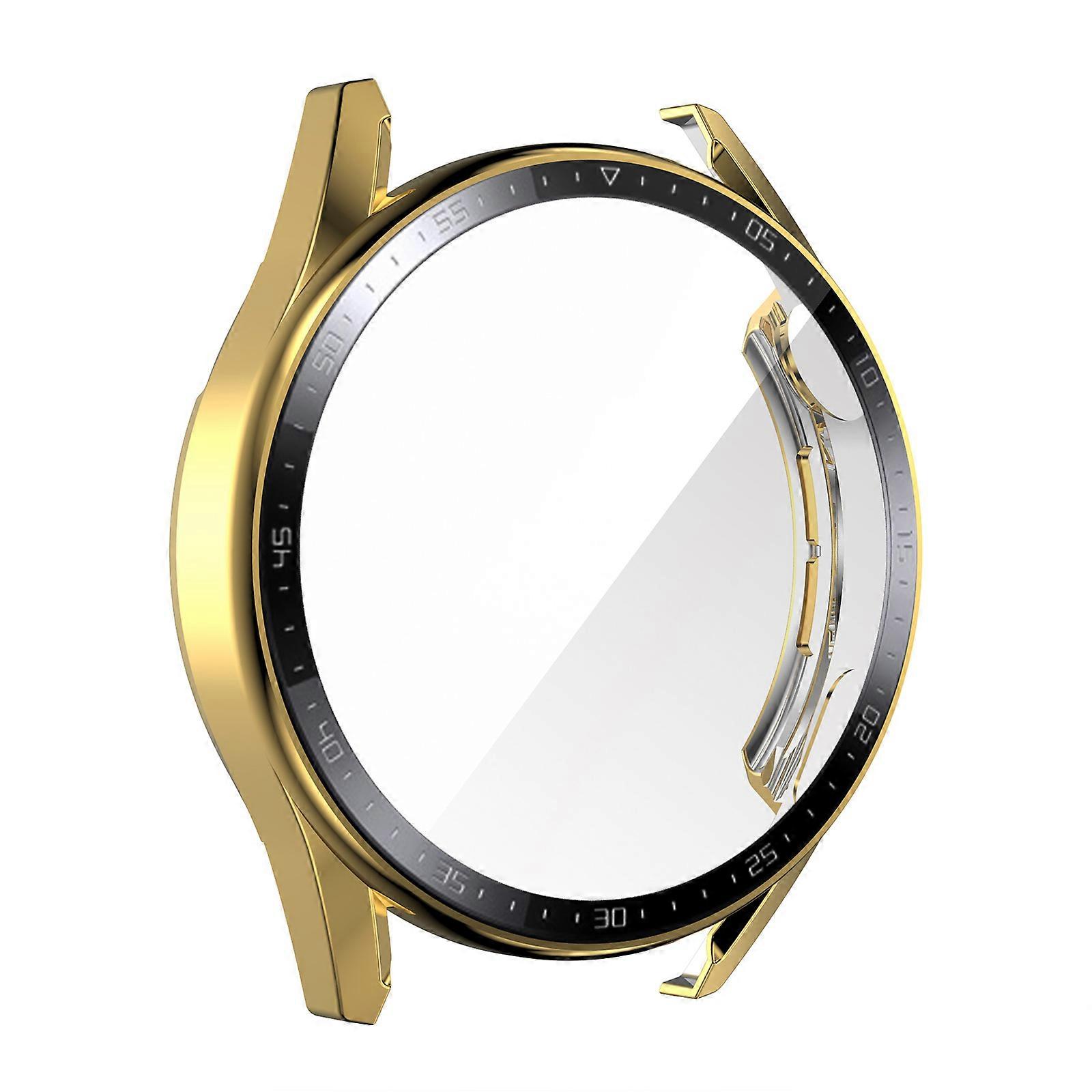 Anti-scratch Watch for Case Screen Protector Bumper Cover Protective Frame for Shell for Watch for GT3 46mm Gold