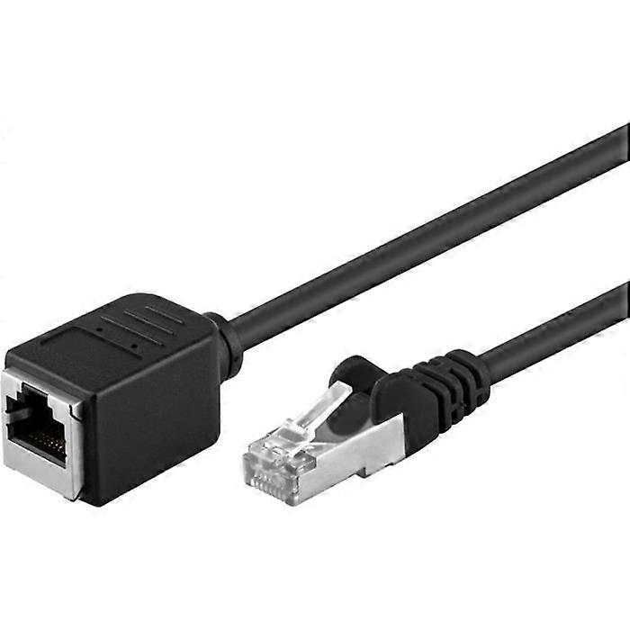 INTELLINET - INTELLINET ICOC F5E-100 EXT NETWORK EXTENSION COPPER PATCH F/UTP CAT. 5E 10M BLACK