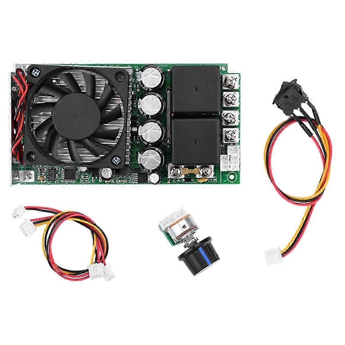 Wide Voltage DC10-50V 100A 3000W PWM DC Brush Motor Speed Controller Programmable PLC Controlled