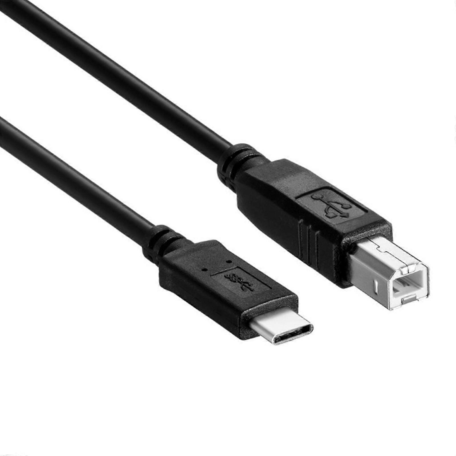 for Extra Long USB-C Type C to USB-B Type B Printer Scanner Cable USB 2.0 High Speed