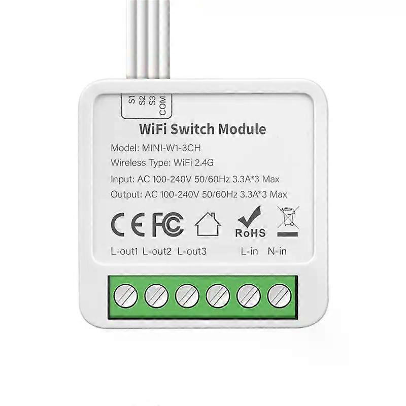 Tuya WIFI Smart Switch Module Smart Life 1/2/3/4 Gang 2 Way Control Switch Support Alexa Google Home Alice Voice Control