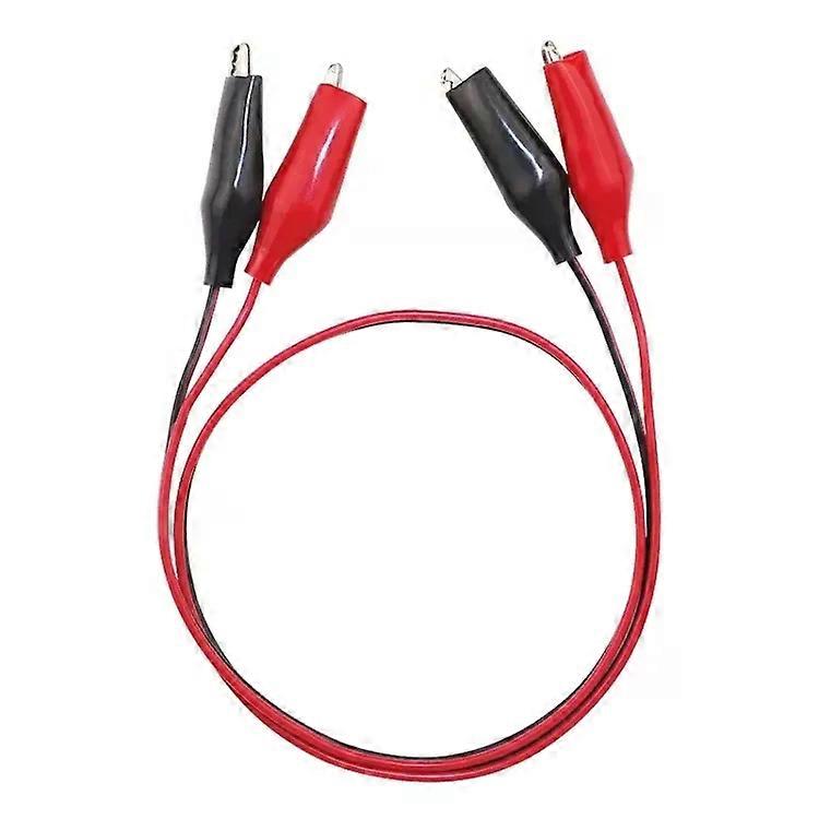 Alligator Test Lead Probe Clip Cable-Dual End,75cm Length,