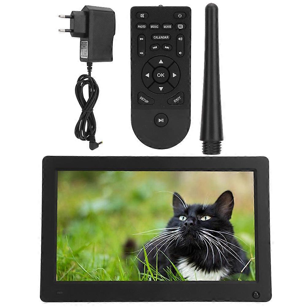 11.6 inch 16:9 1920 x 1080 1080P Induction Digital Photo Frame, Supports Video, Picture, Music, Clock and Calendar Playback (Black)