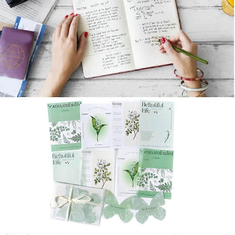 15 Sheets DIY Decor Craft Paper, Vibrant Plant Pattern, Type 2