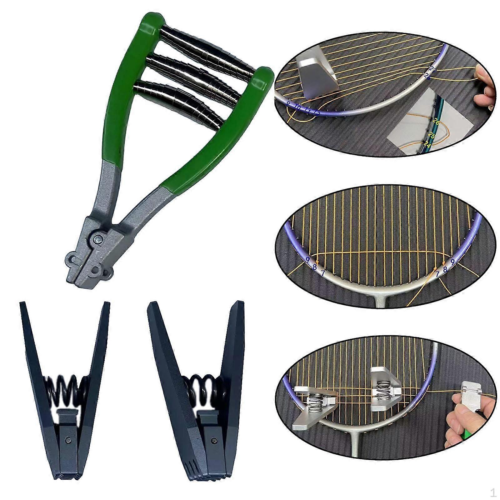 Badminton Home String Clamp, Tool, Portable Clamp for Tennis Racket Accessories