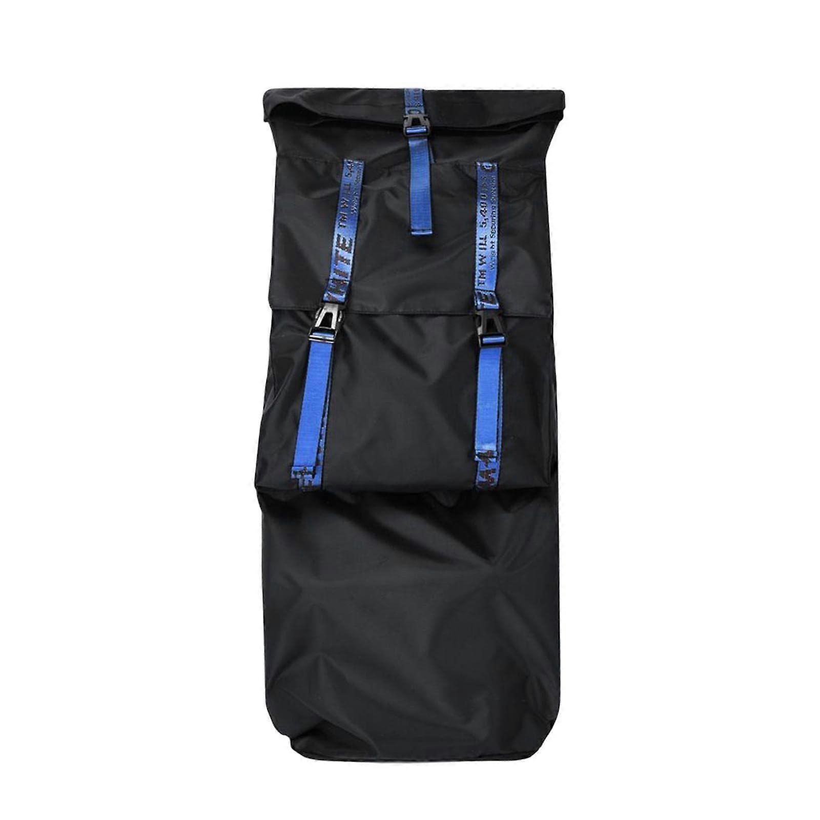 Skateboard Carrier Bag with Adjustable Straps for Men, Durable Blue Webbing, Fits Most Skateboards, Lightweight Design