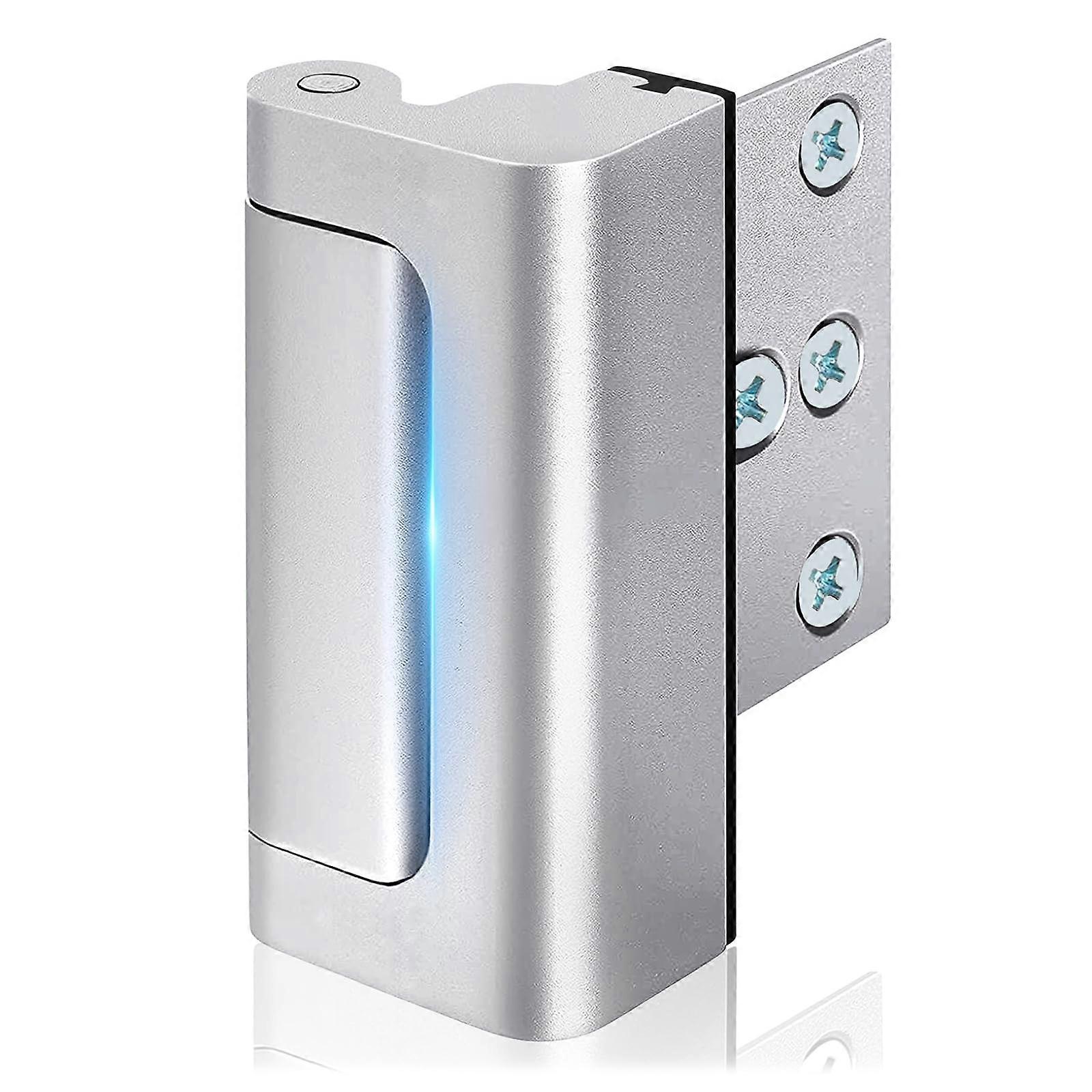 Home Security Door Reinforcement Lock with Child Proof Feature for Front Door, Single Durable Steel Lock for Enhanced Safety