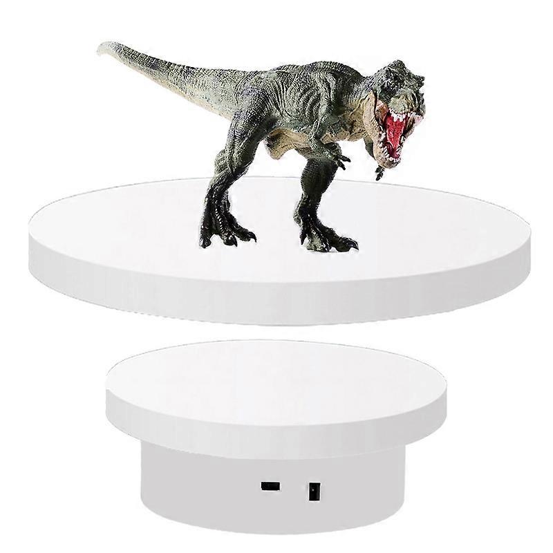 Photography Electric Turntable Automatic Rotating Display Stand,Style: Plug -in 2 In 1 14/20 cm