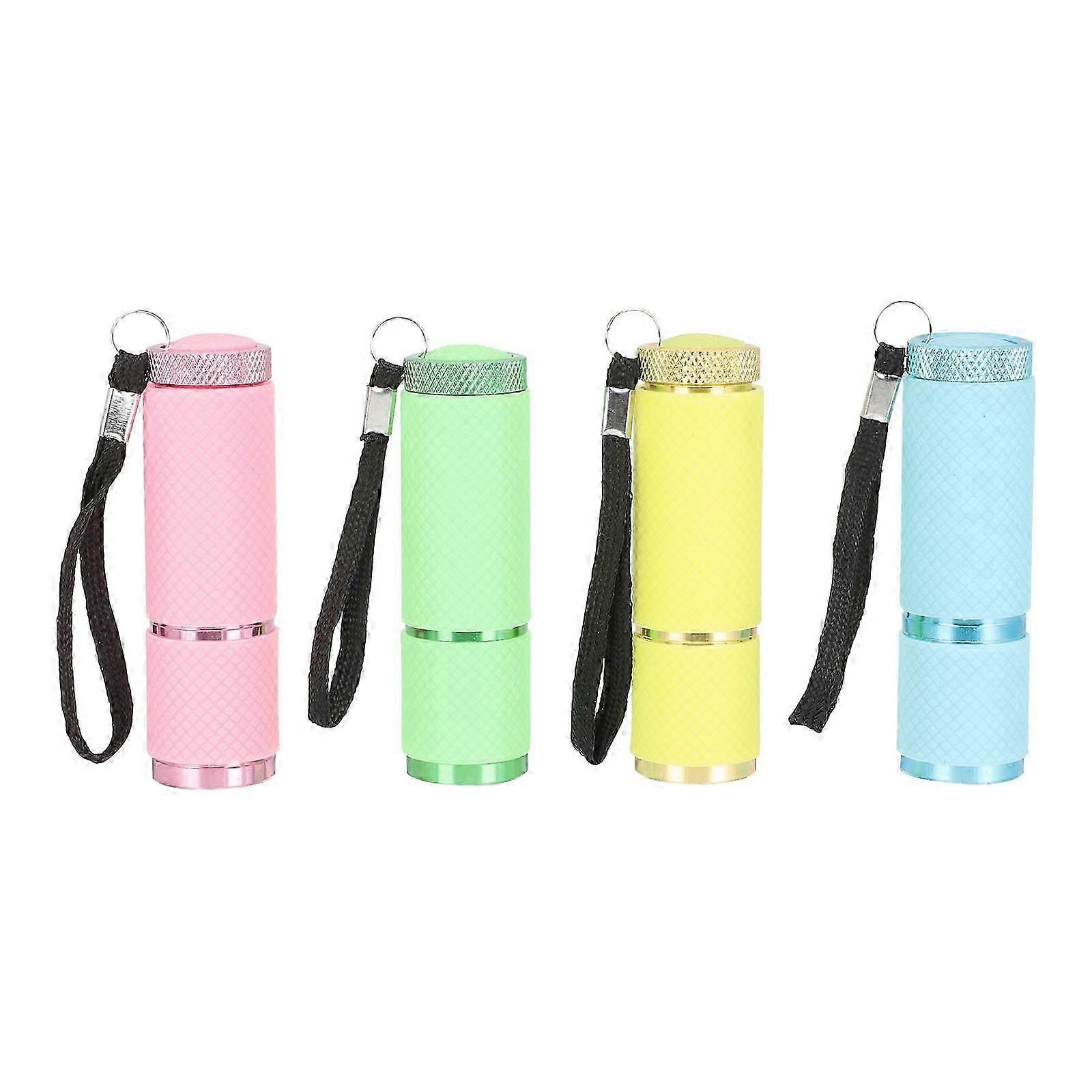 4pcs Portable Flashlights Multipurpose Flashlights Small Lamps for Outdoor Camping