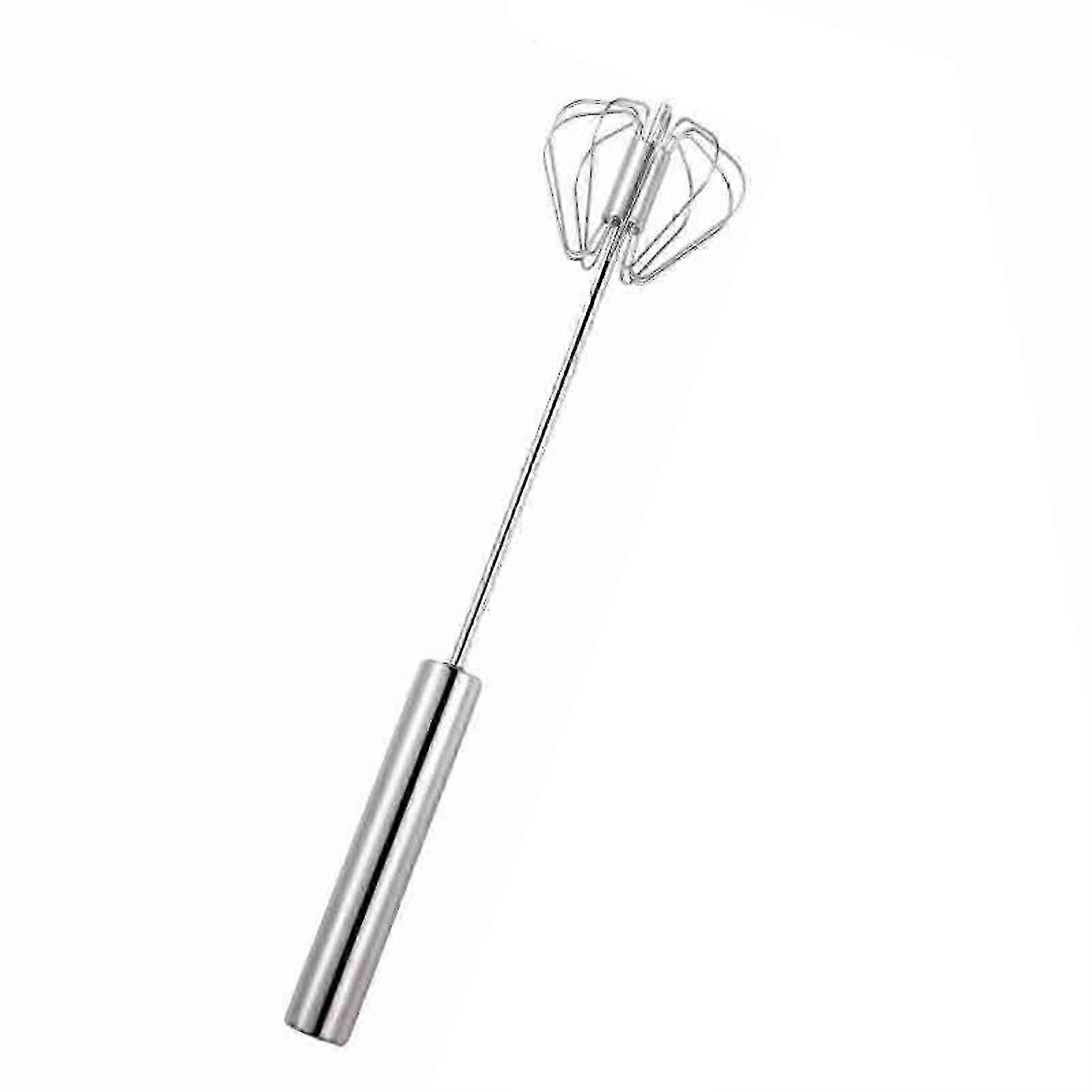 Rotary Egg Beater for Kitchen, Semi-automatic Hand Whisk Mixer