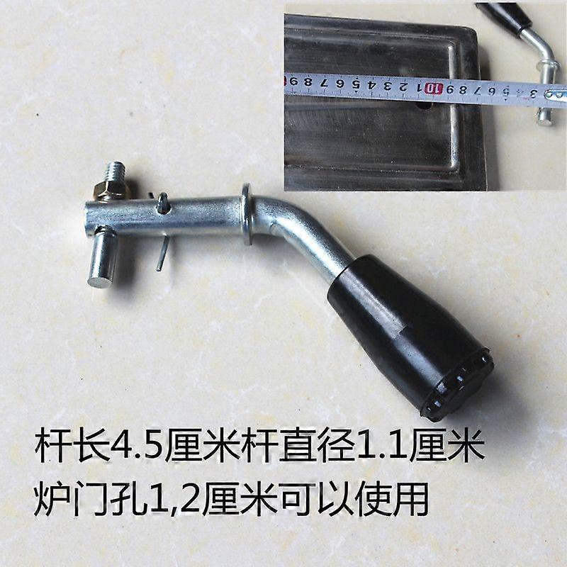 Stove Door Handle Replacement Part Vintage Heat Resistant Grip Compatible With Various Boilers Metal Handle For Secure Grip