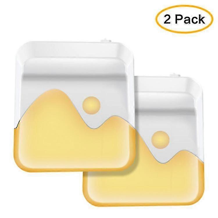 Led Night Light, Plug And Play Adjustable Night Lamp With Automatic Light Sensor For Kids,2pcs