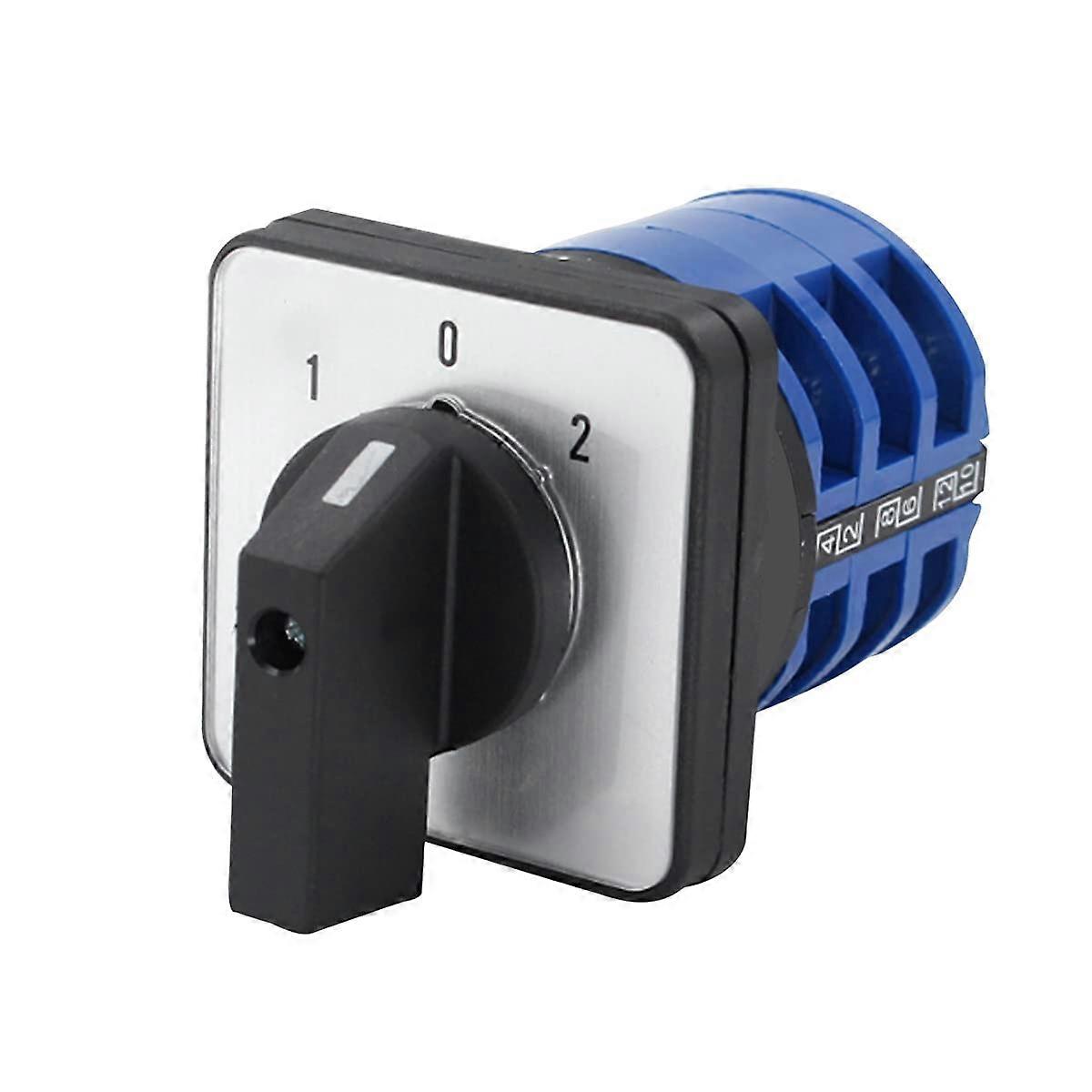 Universal Changeover Selector Switch LW26-32/3 380V 32A, 3-Position, 12-Terminal Rotary Cam, Transfer Switch For Motors