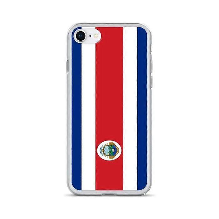 Phone case - PIXELFORMA - Costa Rica Flag - Compatible with iPhone SE - Soft - Shock resistant